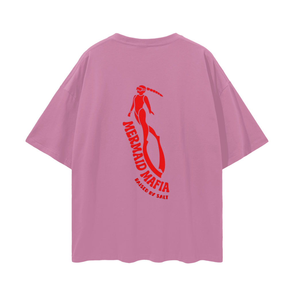 Mermaid Mafia Tee | Pink & Red
