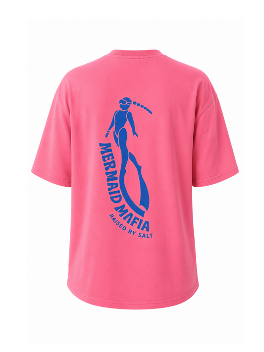 Mermaid Mafia tee | Blue & Pink