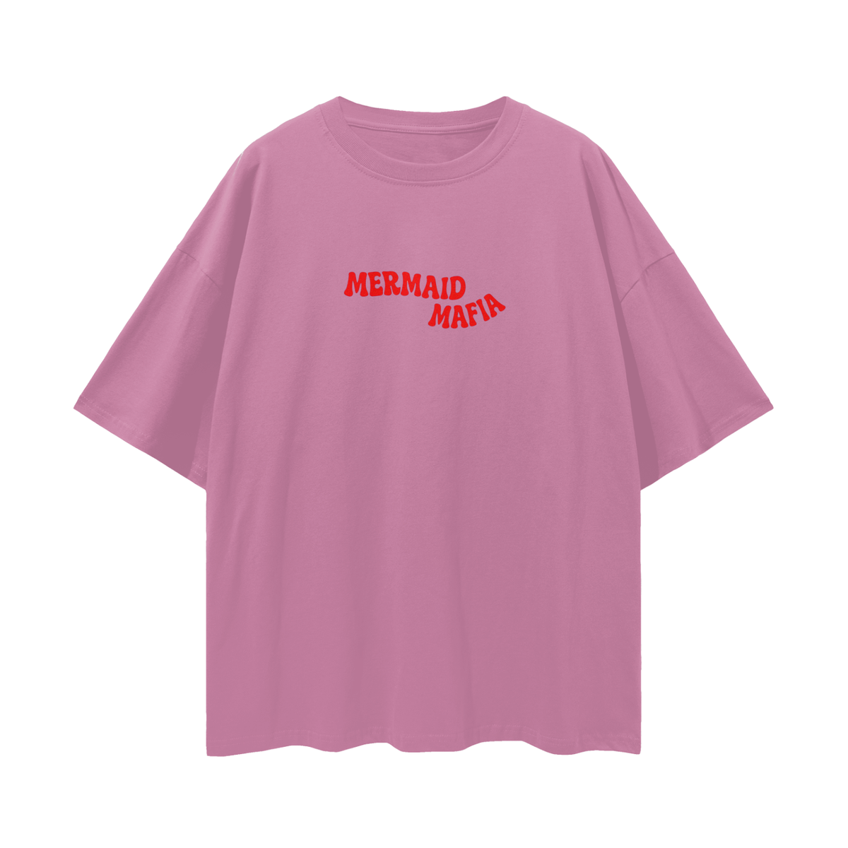Mermaid Mafia Tee | Pink & Red