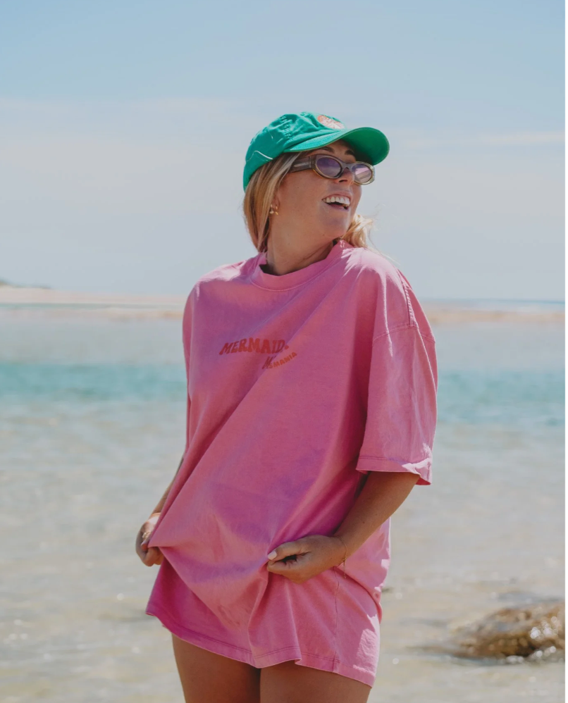 Mermaid Mafia Tee | Pink & Red
