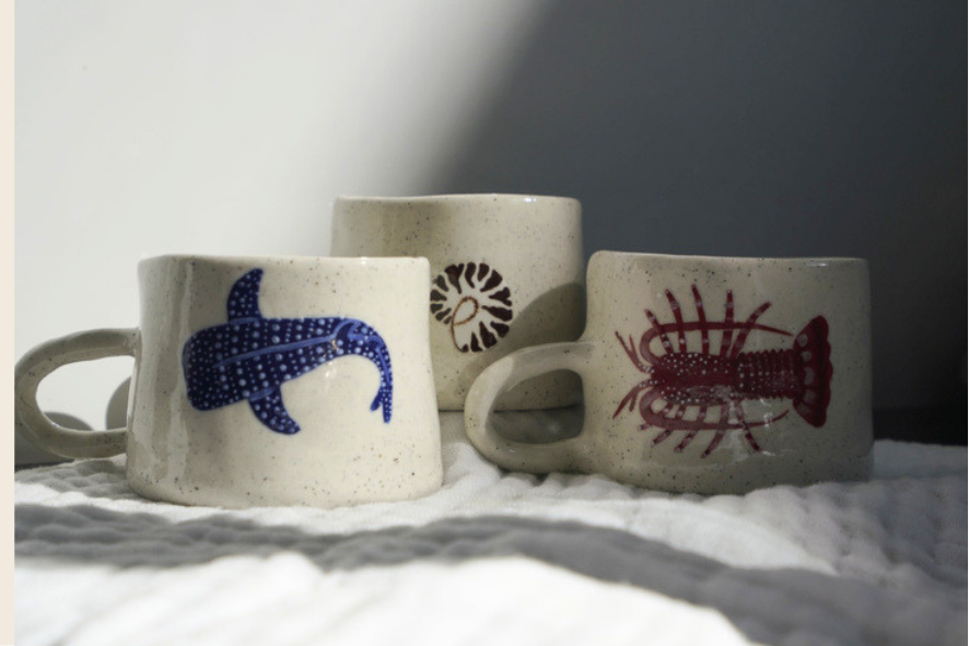 Ornate Eagle Ray | Mug